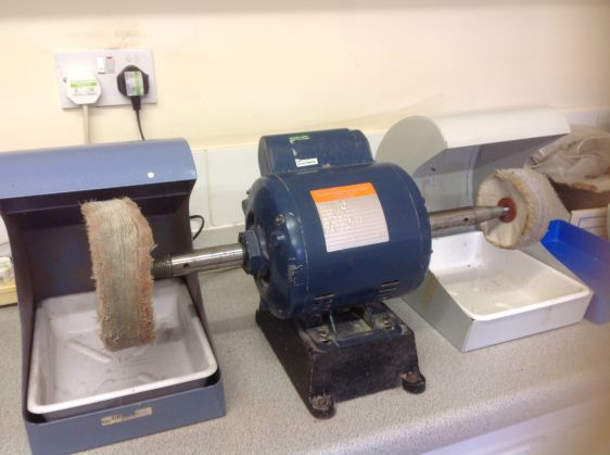 Polishing mops and grinder