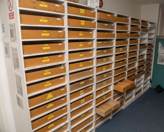 Bespoke lens storage system