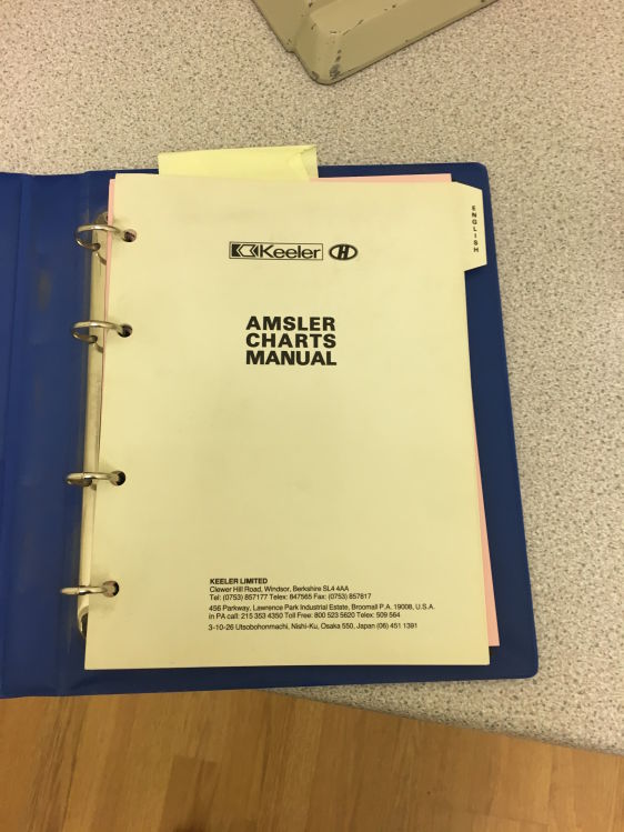 Amsler Testing Book