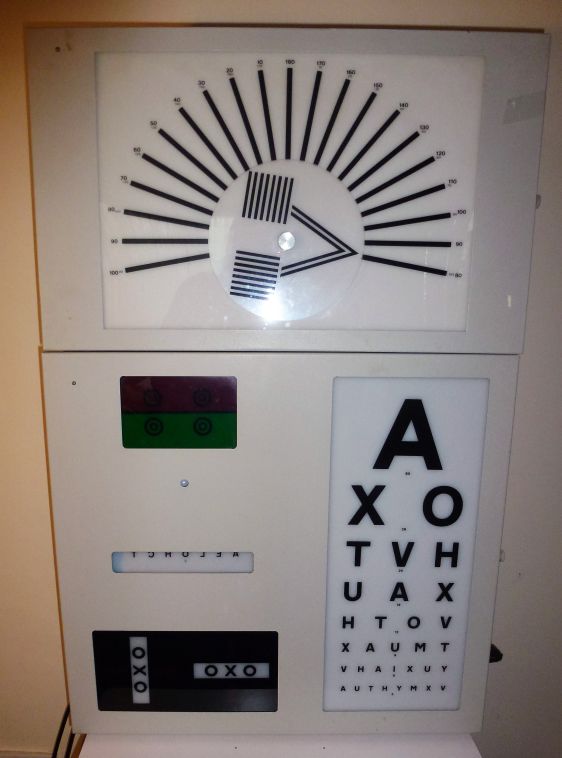 Block and Fan Test Chart