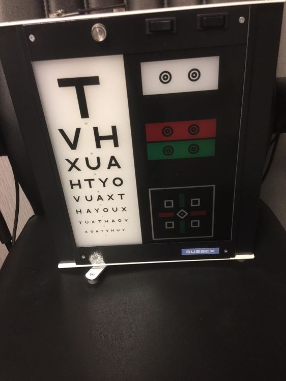 Domicilary Test Chart