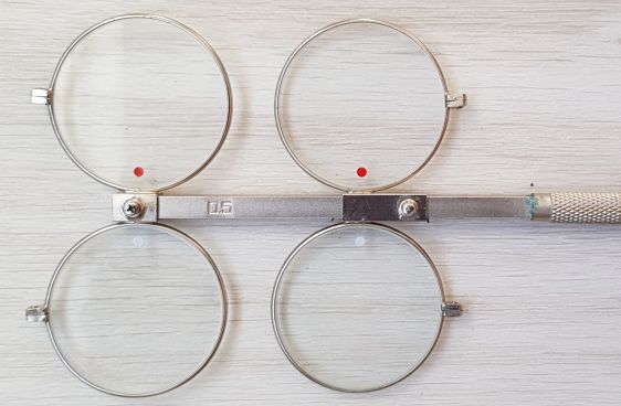 0.50 Confirmation test DOUBLE dotted lenses