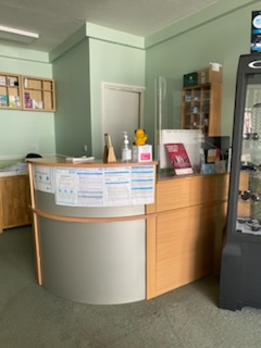 Reception desk