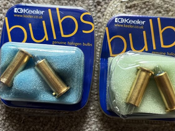 Keeler opthalmosopy bulbs pk/2