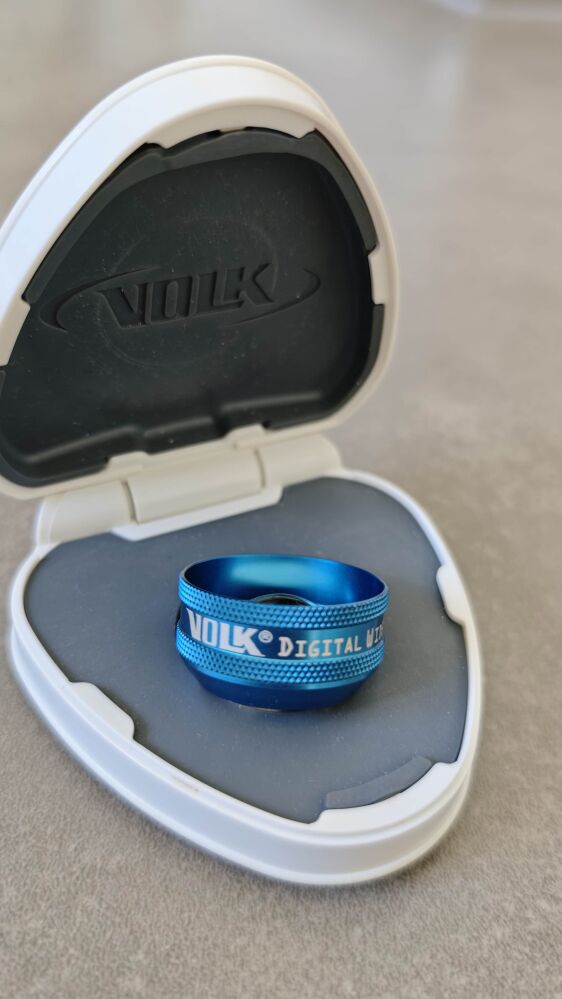 As good as new: Digital widefield Volk lens