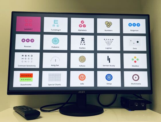 Test Chart SH-100 Visual Acuity Chart