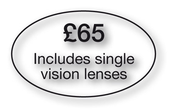 Includes single vision /30