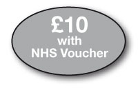 &pound;10 with NHS voucher  /bx 250