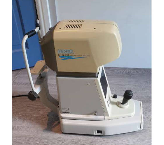 Nidek Nt 3000 Auto Tonometer With Electric Table Used Tonometers