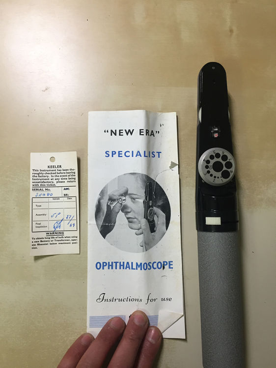 KEELER  SPECIALIST OPTHALMOSCOPE NEAR MINT 