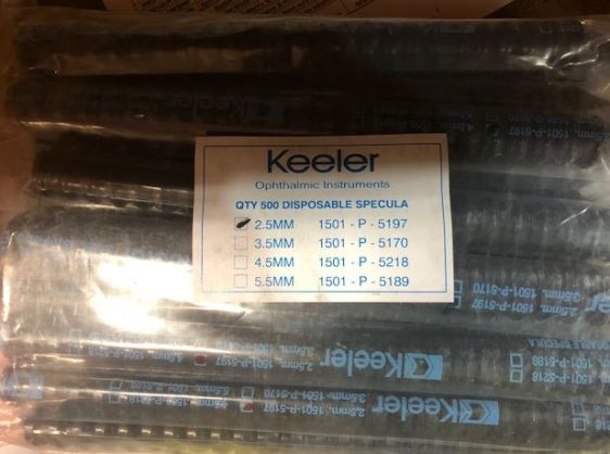 SPECULA DISPOSABLE 2.5MM