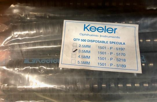 SPECULA DISPOSABLE 3.5MM