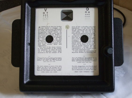 Mallet near vision unit