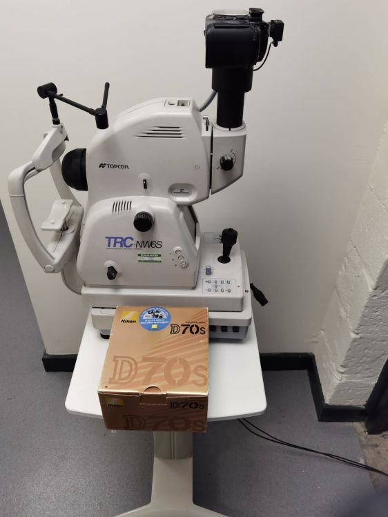 Used Fundus Camera NW6S for spares
