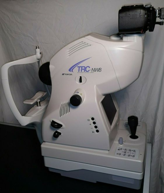 Topcon NW8 retinal camera +PC software table