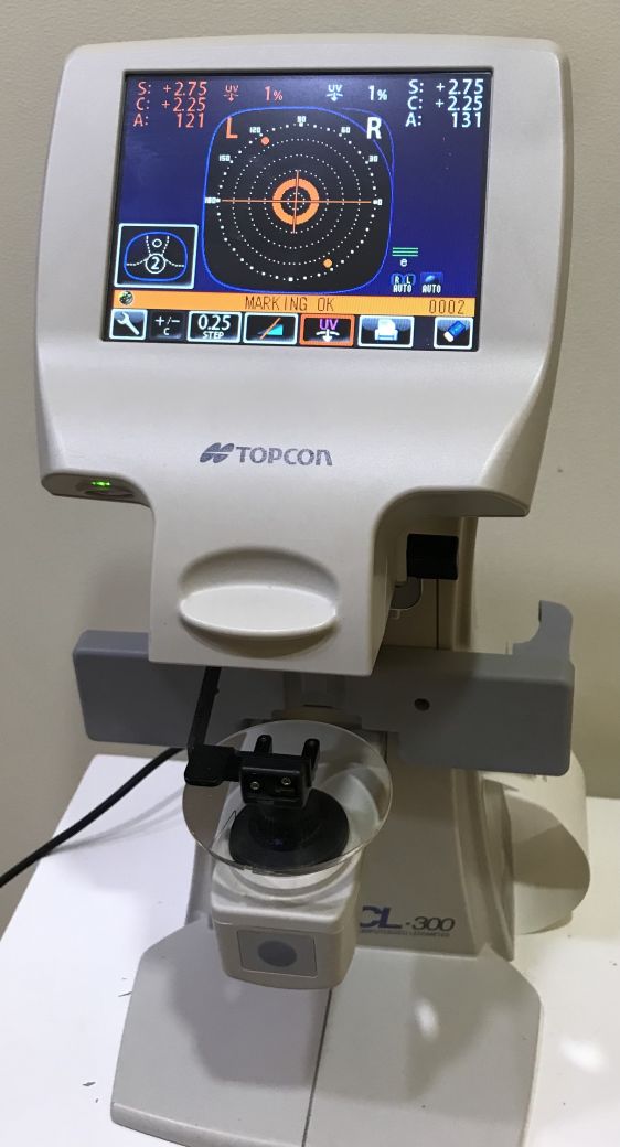 Topcon lensmeter CL-300 with printer 