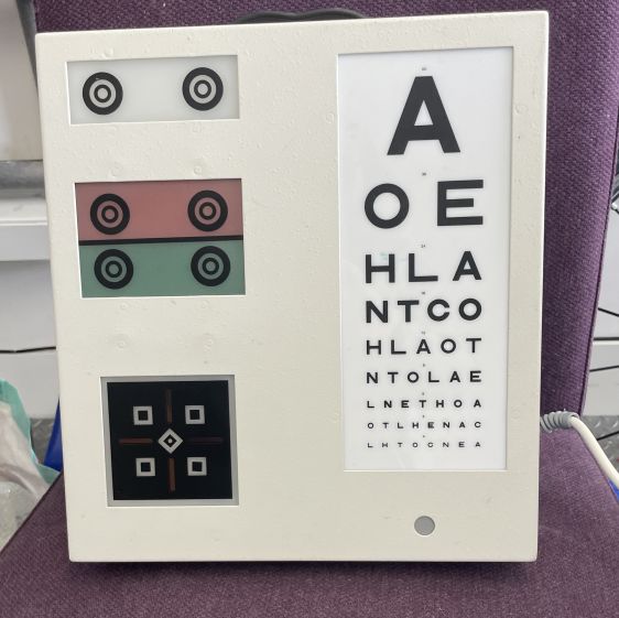 Domiciliary Test Chart