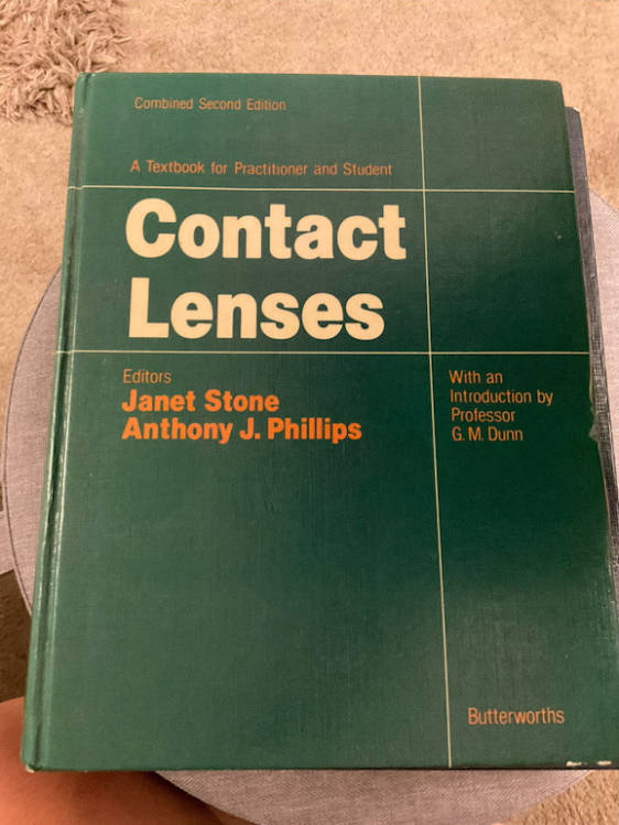 Contact lens book