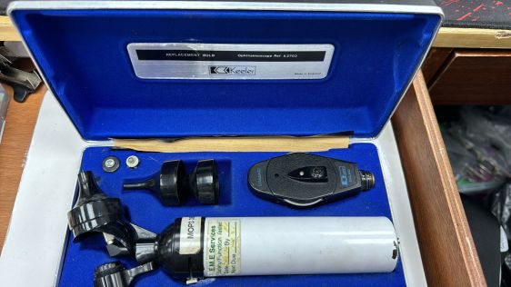 KEELER OPHTHALMOSCOPE & OTOSCOPE - CASED DIAGNOSTI