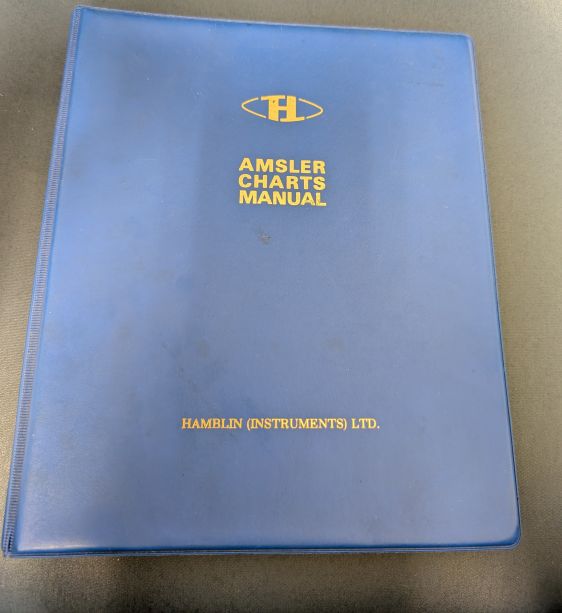 Hamblin Instruments Amsler Charts Manual