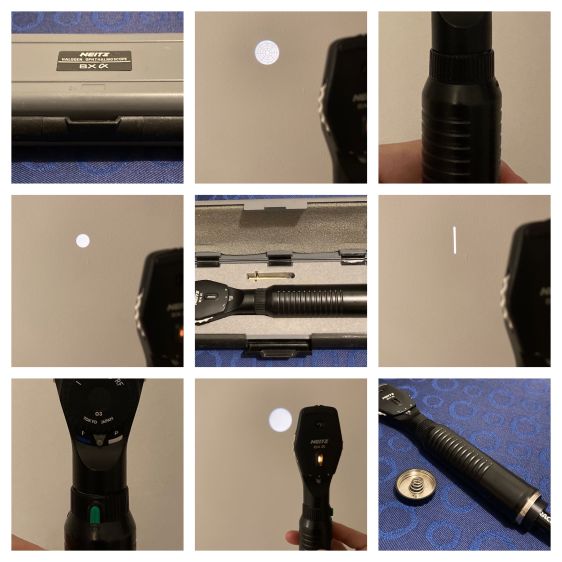 Neitz ophthalmoscope & case excellent condition 