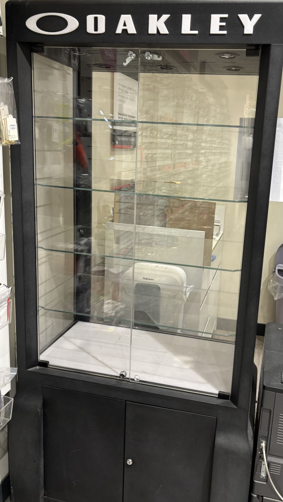 Oakley Double Unit Display Cabinet 5 Tier