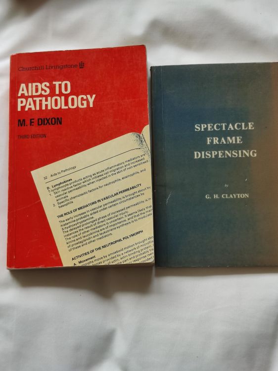 Pathology and Spectacle Frame dispensing