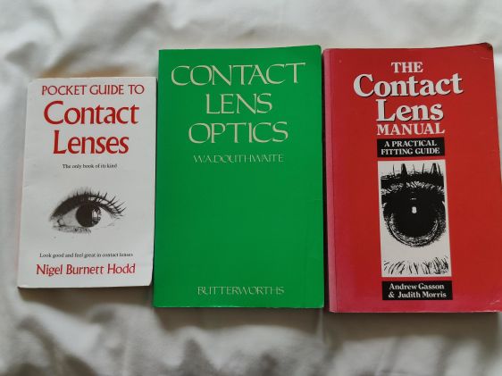 Three Contact lens text books