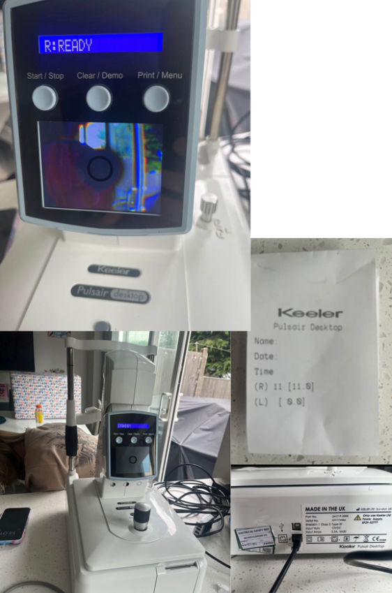 Keeler Pulsair Desktop Tonometer