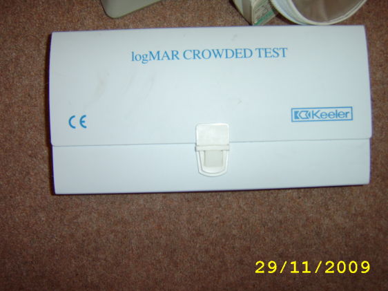 Logmar crowded test chart