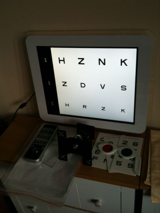 LCD Vision Chart Screen Unit