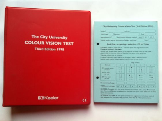 City colour vision test 3rd Ed