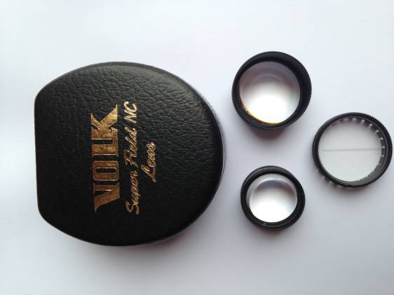 Volk fundoscopy lenses