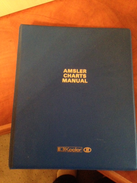 AMSLER CHART MANUAL