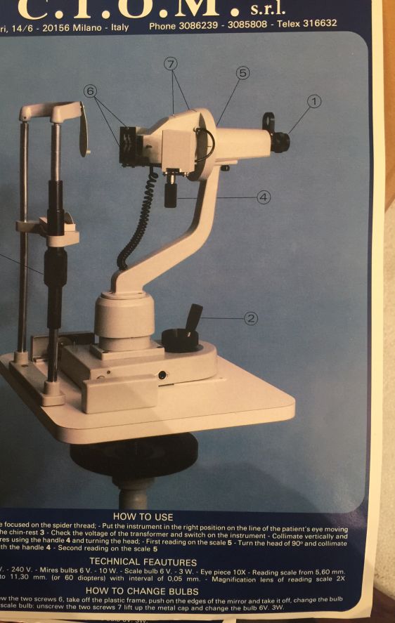 Ciom Keratometer