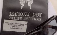 TNO random Dot stereo butterfly with 3D glasses