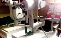 Carl Zeiss Jena slit lamp and keratometer 