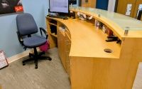 Reception desk