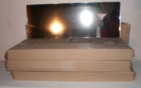 Boxed slat wall mirrors 43x25cm